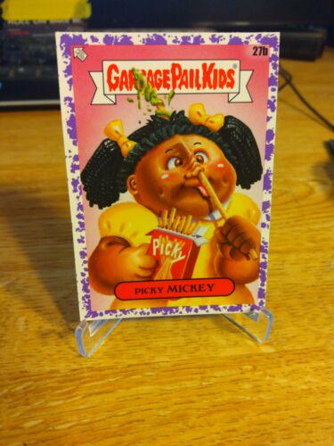 Picky MICKEY [Purple] #27b Garbage Pail Kids Food Fight