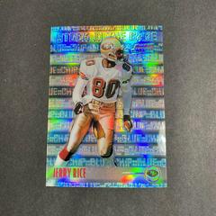Jerry Rice [Refractor] #S18 Football Cards 1999 Bowman Chrome Stock in the Game Prices