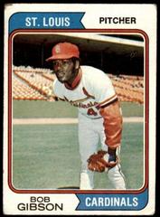 Bob Gibson #350 Baseball Cards 1974 Topps Prices