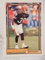 Randy Hilliard Football Cards 1992 Topps Prices