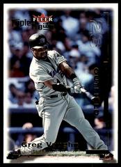 Greg Vaughn #132 Baseball Cards 2001 Fleer Triple Crown Prices
