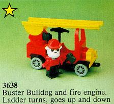 LEGO Set | Buster Bulldog's Fire Engine LEGO Fabuland
