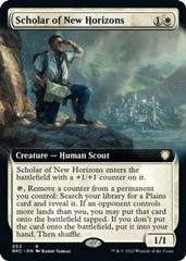 Scholar of New Horizons [Extended Art] Magic Brother's War Commander Prices