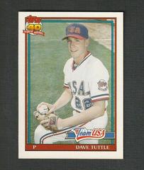 Dave Tuttle Baseball Cards 1991 Topps Traded Tiffany Prices