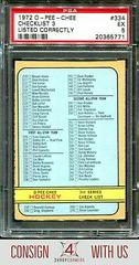 Checklist 3 [Listed Correctly] #334 Hockey Cards 1972 O-Pee-Chee Prices