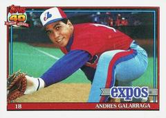 Andres Galarrage #610 Baseball Cards 1991 Topps Prices