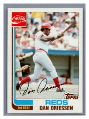 Dan Driessen #6 Baseball Cards 1982 Coca Cola Prices