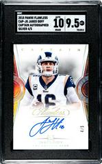 JARED GOFF [SILVER] #CAP-JG Football Cards 2018 Panini Flawless Prices