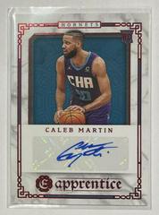 Caleb Martin [Red] #APR-CMA Basketball Cards 2020 Panini Chronicles Apprentice Signatures Prices
