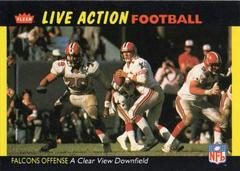 Falcons Offense [A Clear View Downfield] #1 Football Cards 1987 Fleer Team Action Prices