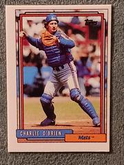 Charlie O'Brien #56 Baseball Cards 1992 Topps Micro Prices