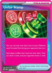 Unfair Stamp #165 Pokemon Twilight Masquerade Prices