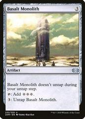 Basalt Monolith [Foil] #232 Magic Double Masters Prices