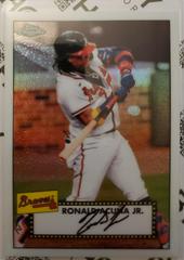 Ronald Acuna Jr [Chrome] Baseball Cards 2021 Topps 1952 Redux Prices