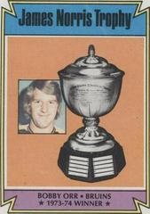 Norris Trophy [Bobby Orr] Hockey Cards 1974 Topps Prices