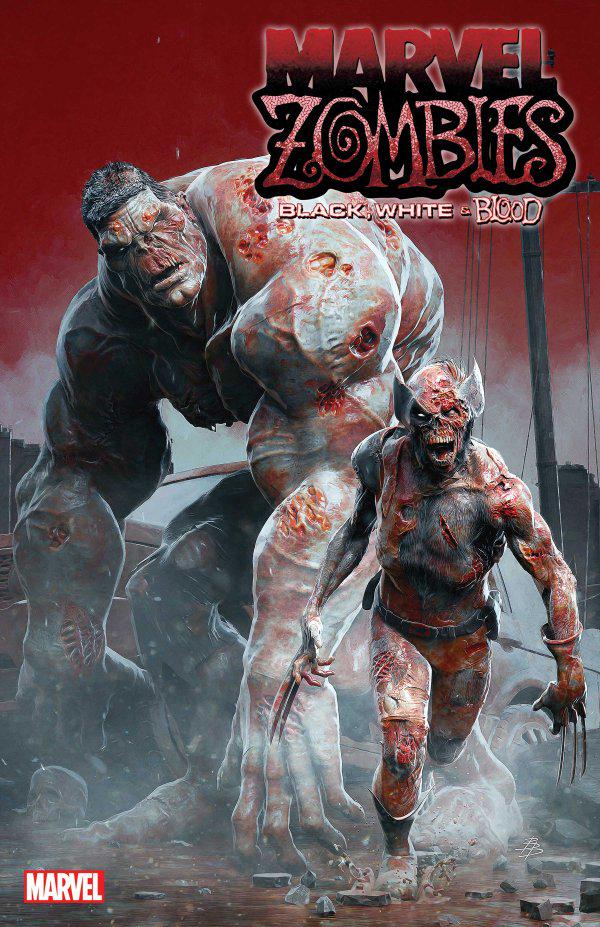 Marvel Zombies: Black, White & Blood [Barends] #1 (2023) Comic Books Marvel Zombies: Black, White & Blood