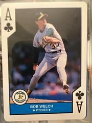 Bob Welch [Ace of Spades] Baseball Cards 1990 U.S. Playing Card All Stars Prices
