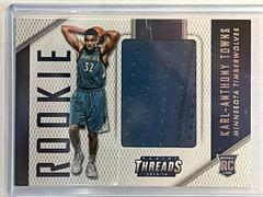Karl Anthony Towns #1 Basketball Cards 2015 Panini Threads Prices