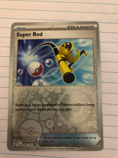 Super Rod [Reverse Holo] #188 photo