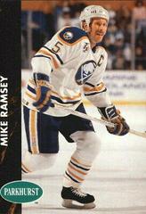 Mike Ramsey #19 Hockey Cards 1991 Parkhurst Prices