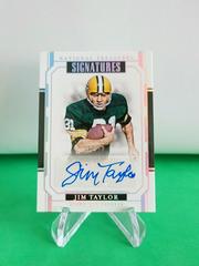 Jim Taylor [Holo Silver] Football Cards 2018 National Treasures Signatures Prices