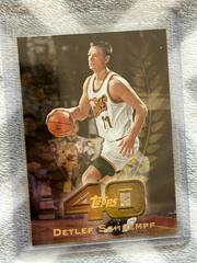 Detlef Schrempf #T40-10 Basketball Cards 1997 Topps Chrome Topps 40 Prices
