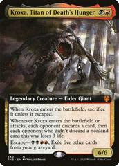 Kroxa, Titan of Death's Hunger [Extended Art Foil] Magic Theros Beyond Death Prices