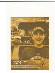 Sebastian Aho [Gold] Hockey Cards 2019 Topps Now NHL Stickers Prices