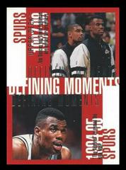 Defining Moments San Antonio Spurs [Tim Duncan / David Robinson / Sean Elliott / Dennis Rodman] #354 Basketball Cards 1997 Upper Deck Prices