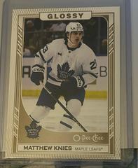 Matthew Knies [Gold] Hockey Cards 2023 Upper Deck OPC Glossy Prices