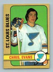 Chris Evans Hockey Cards 1972 O-Pee-Chee Prices
