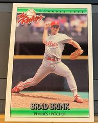 Brad Brink #14 Baseball Cards 1992 Panini Donruss Rookies Prices