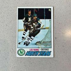 Lou Nanne Hockey Cards 1977 Topps Prices