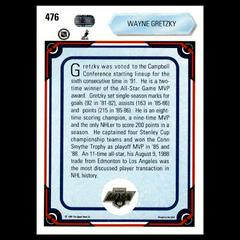 Back Of Card  | Wayne Gretzky Hockey Cards 1990 Upper Deck