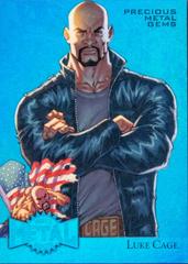 Luke Cage [Blue] #25 Marvel 2015 Fleer Retro Metal Prices