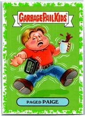 Paged PAIGE [Green] #1a Garbage Pail Kids We Hate the 90s Prices