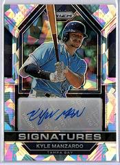 Kyle Manzanardo [Ice] Baseball Cards 2023 Panini Prizm Signatures Prices