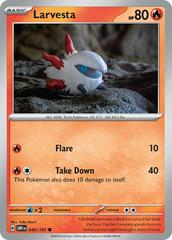 Larvesta #40 Pokemon Obsidian Flames Prices