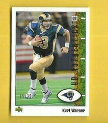 Kurt Warner Football Cards 2002 Upper Deck Authentics Prices