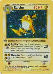 Card Raichu 40/99 Pokemon Raro Original