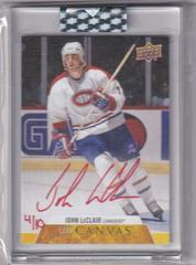 John LeClair Hockey Cards 2020 Upper Deck Clear Cut Canvas Signatures Prices
