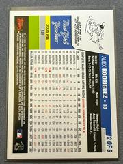 Back | Alex Rodriguez Baseball Cards 2006 Topps Team Set Yankees