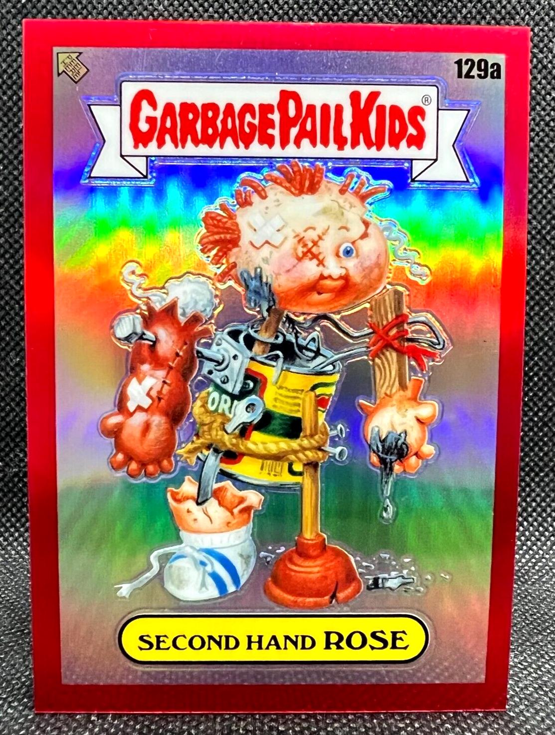 SECOND HAND ROSE [Red] #129a 2021 Garbage Pail Kids Chrome