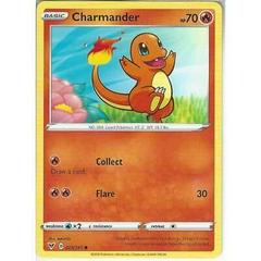 Charmander 023/185 Vivid Voltage Reverse Holo Common Pokemon Card NM 