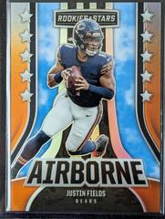 Justin Fields [Orange] #AI-6 Football Cards 2023 Panini Rookies & Stars Airborne Silver Prices