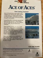 Box Rear | Ace of Aces Atari 400