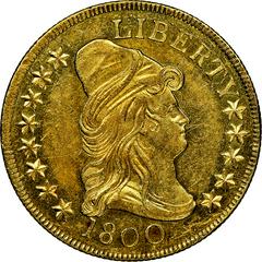 1800 [CROSSLET 4 BD-1] Coins Draped Bust Gold Eagle Prices