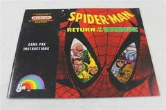 Spider-Man - Manual | Spiderman Return of the Sinister Six NES
