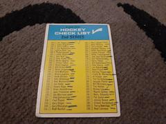 Checklist 133-231 Hockey Cards 1969 O-Pee-Chee Prices