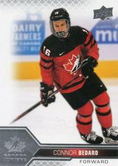 Connor Bedard #2 Hockey Cards 2022 Upper Deck Team Canada Juniors Prices